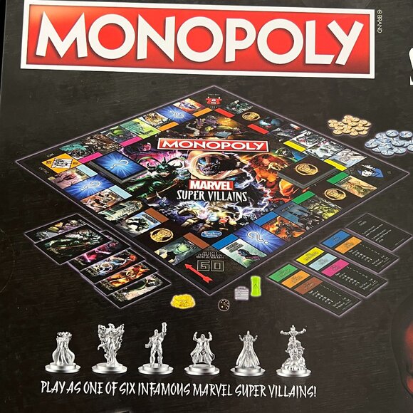 NEW Marvel Super Villains Monopoly - Picture 1 of 8